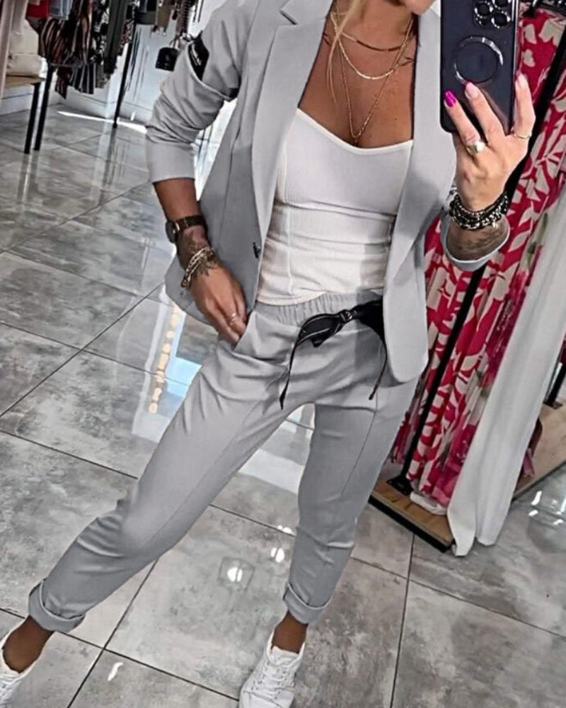 MALOU - SET OF TOP, JACKET, AND PANTS