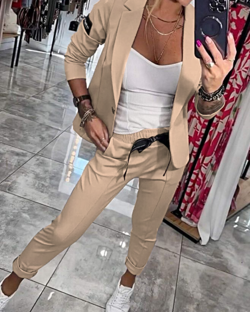 MALOU - SET OF TOP, JACKET, AND PANTS