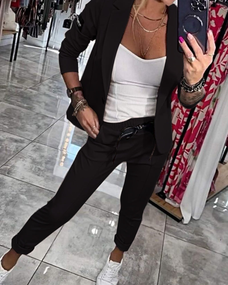 MALOU - SET OF TOP, JACKET, AND PANTS