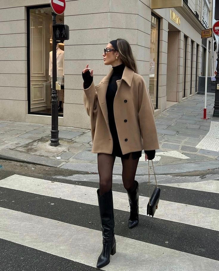 Elvy Paris™ | Oversized Wool Coat