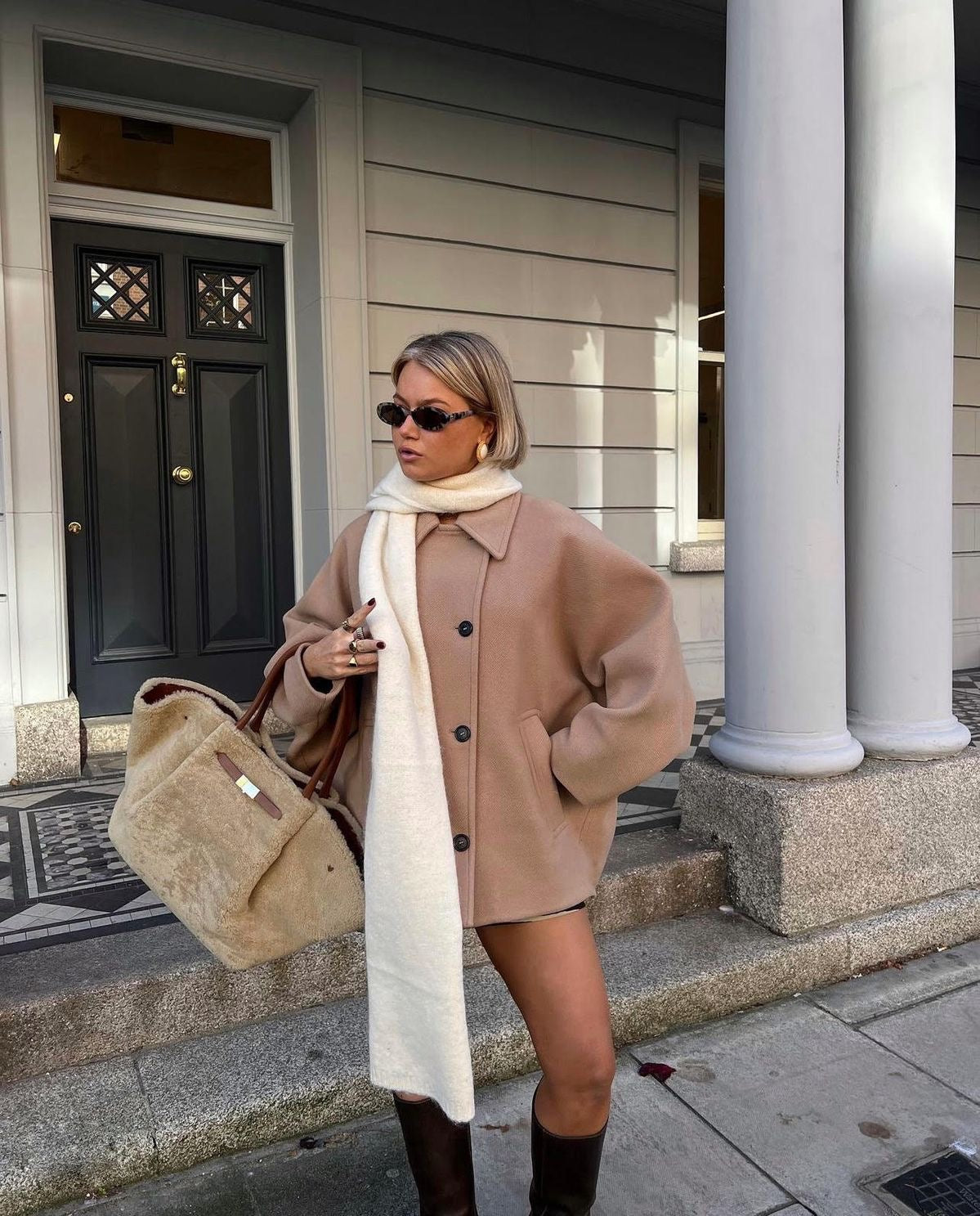 Elvy Paris™ | Oversized Wool Coat