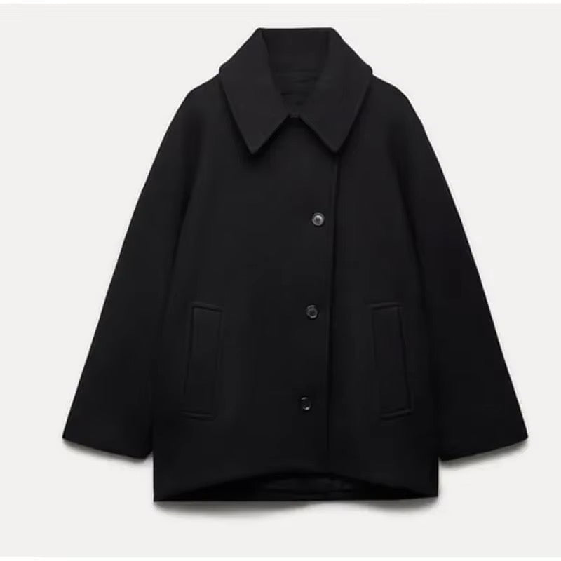 Elvy Paris™ | Oversized Wool Coat