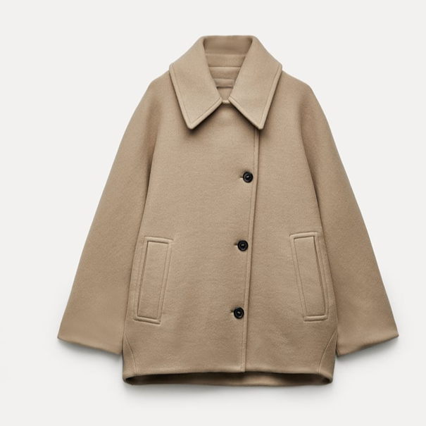 Elvy Paris™ | Oversized Wool Coat
